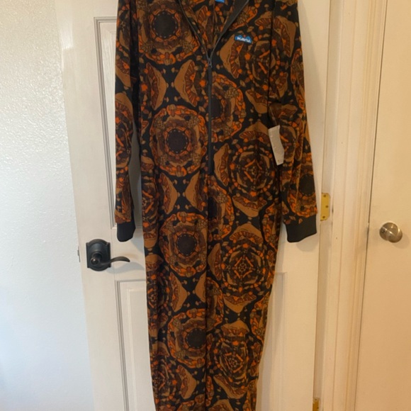 Kavu Brown and Black Patterned Onesie - Picture 1 of 5